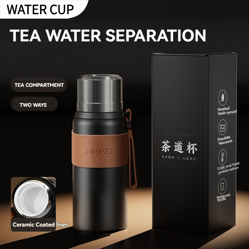 Cold Brew Bottle - 800 مللي كوب شاي معزول بهلوان
