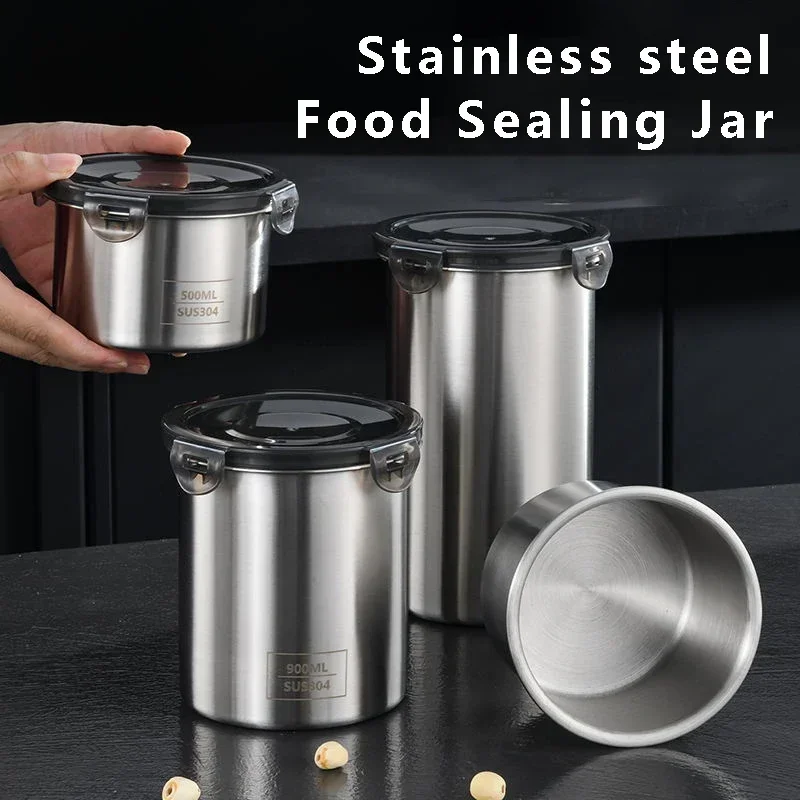 Coffee Tea Leaf And Bean - حاوية طعام من الفولاذ المقاوم للصدأ،