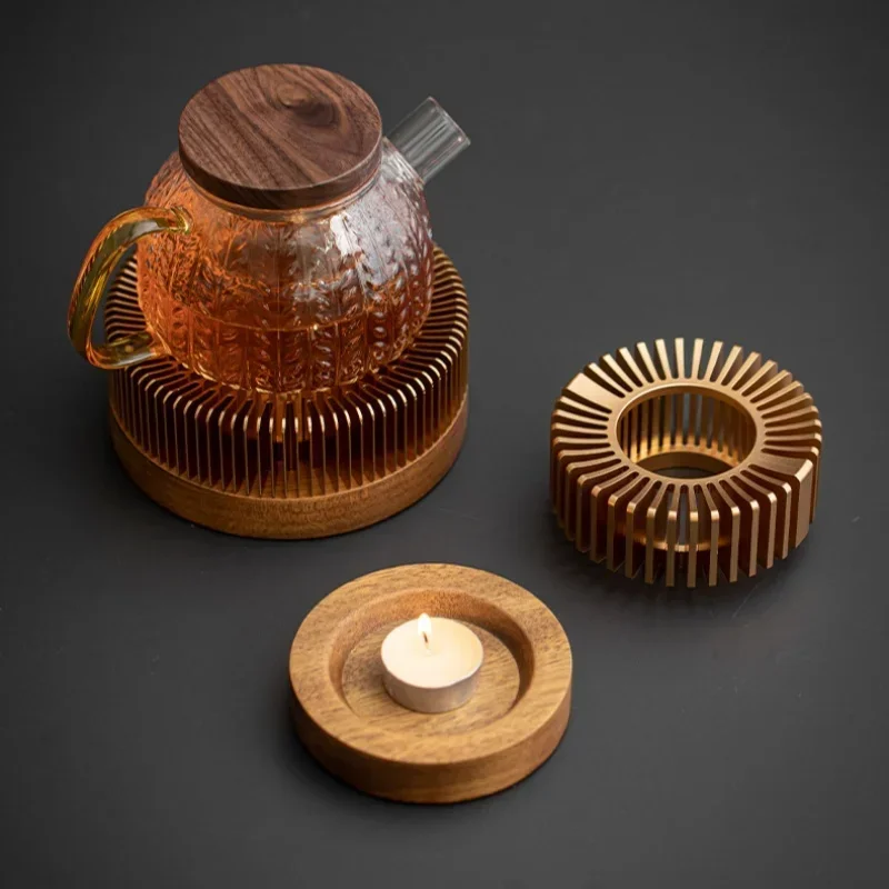 Coffee Tea Stand - سخان إبريق شاي من سبائك الألومنيوم