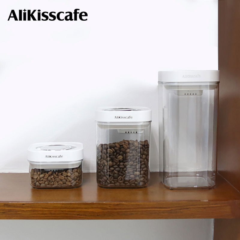Coffee Tea And Bean - AliKisscafe حاوية تخزين حبوب البن فراغ