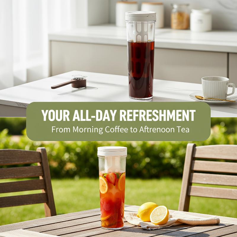 Cold Brew Bottle - صانع قهوة باردة يدوي سعة 1