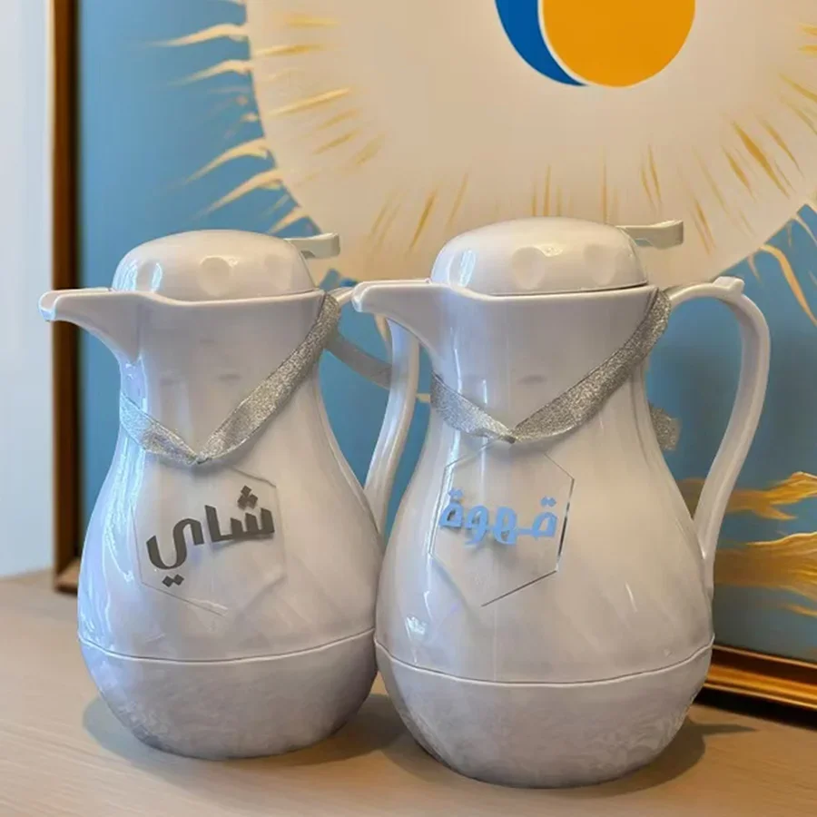 Coffee Tea Gift - قطعتان من ملصقات القهوة والشاي الأكريليك،