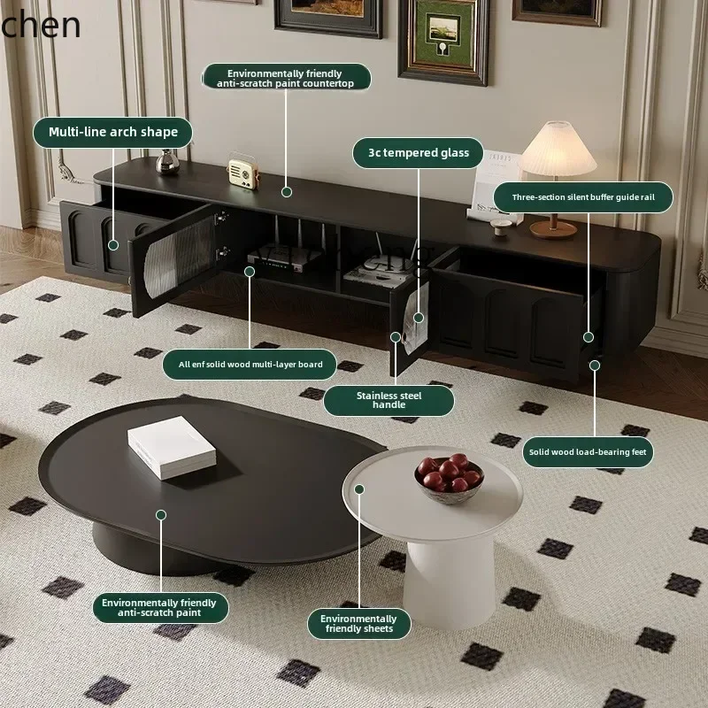Coffee & Tea Phúc Long - i5.15 retro TV cabinet coffee table