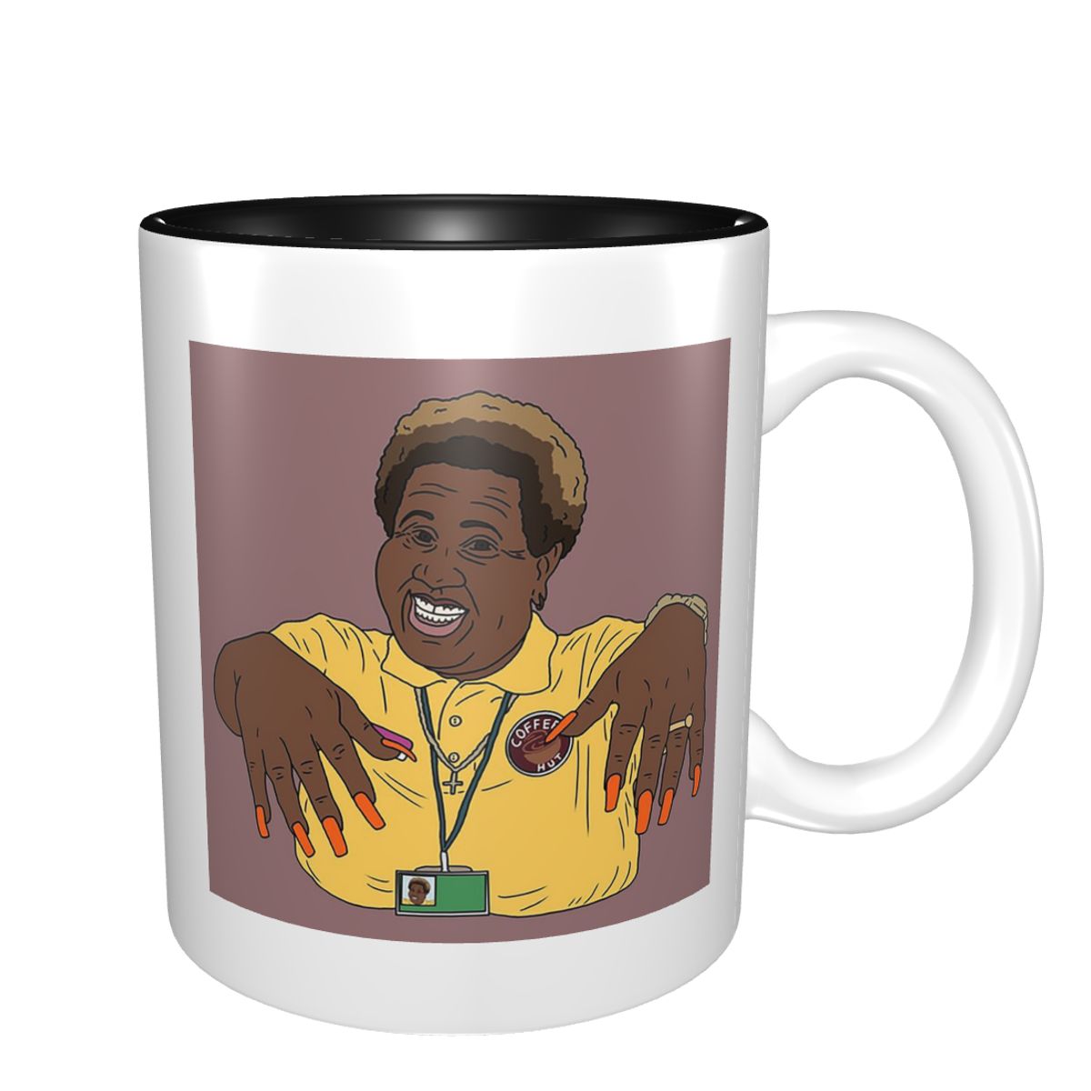 Coffee Tea You And Me - كوب سيراميك مضحك بتصميم 'اتمسيني أيها