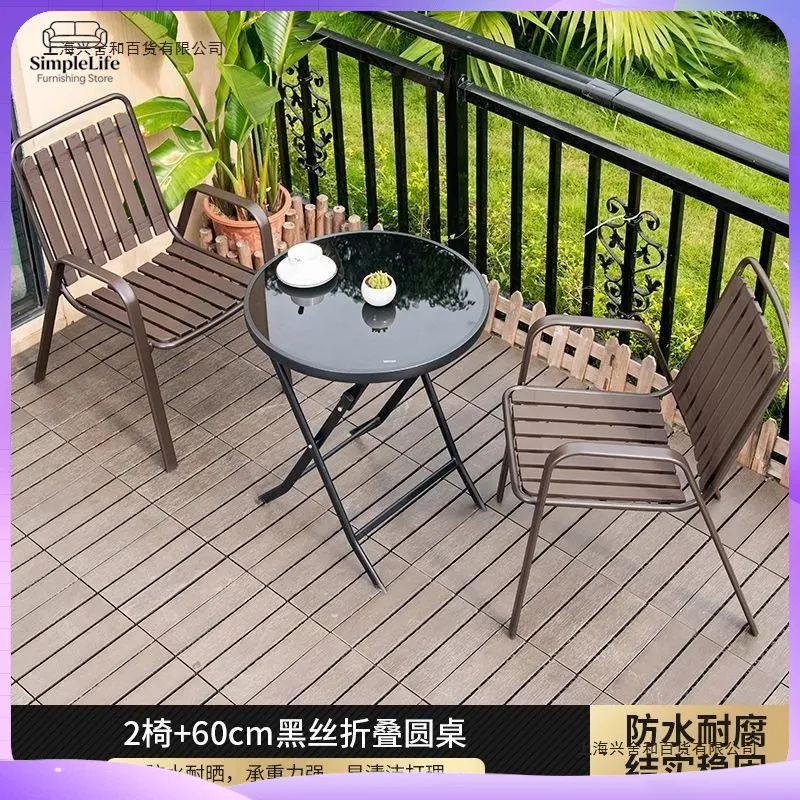 طاولة قهوة خشبية خارجية للشرفة - مراجعة Coffee Tea Garden وسعره