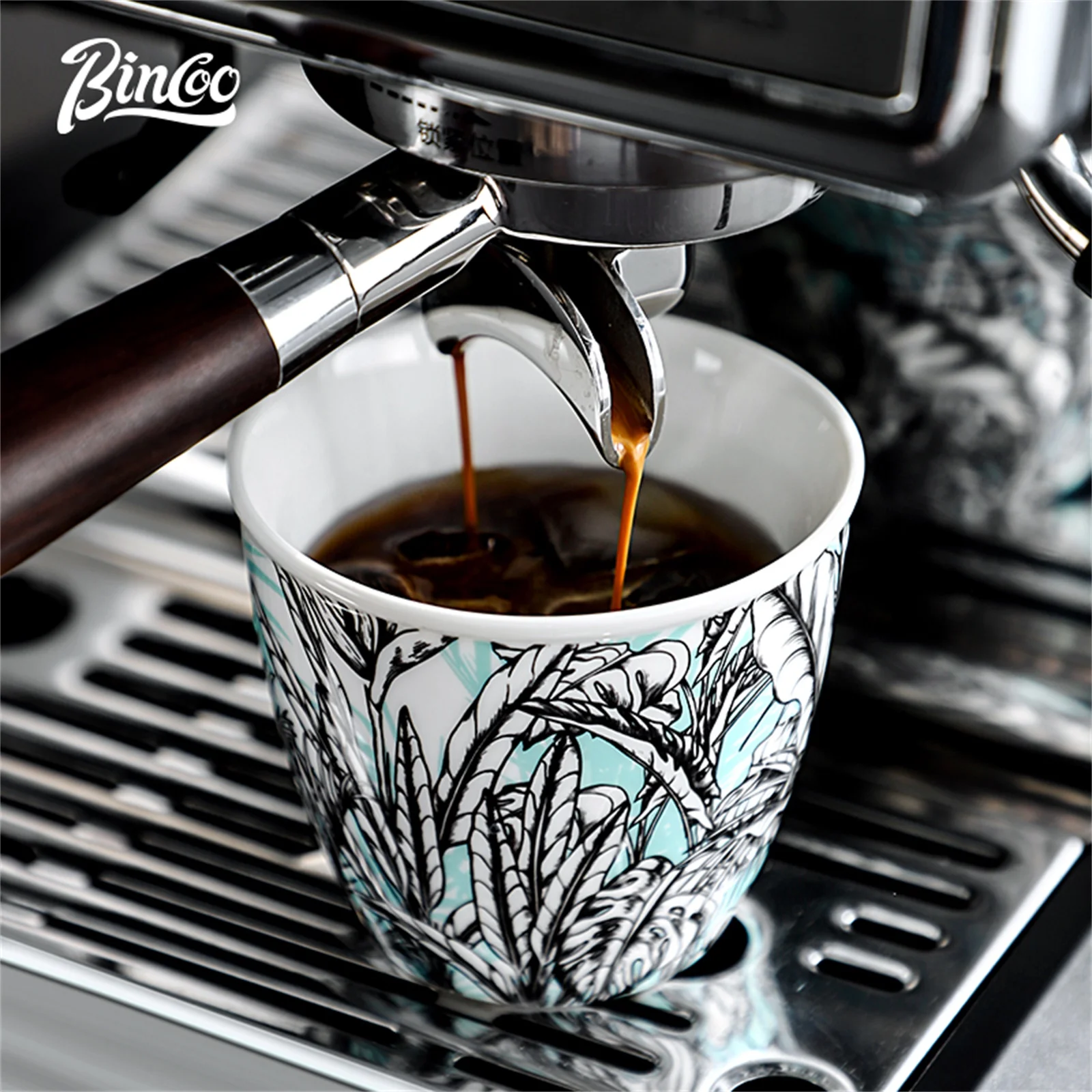 كوب قهوة سيراميك من BINCOO بتص - مراجعة Coffee Tea Latte وسعره