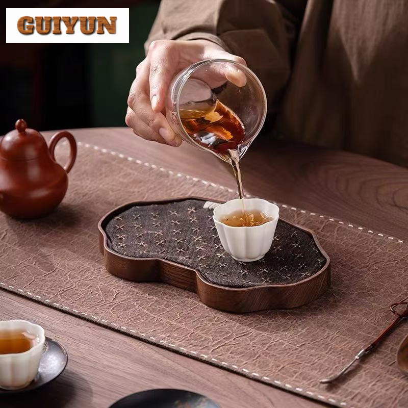 الجوز الأسود صينية الشاي الصغي - مراجعة Coffee Tea Stand وسعره