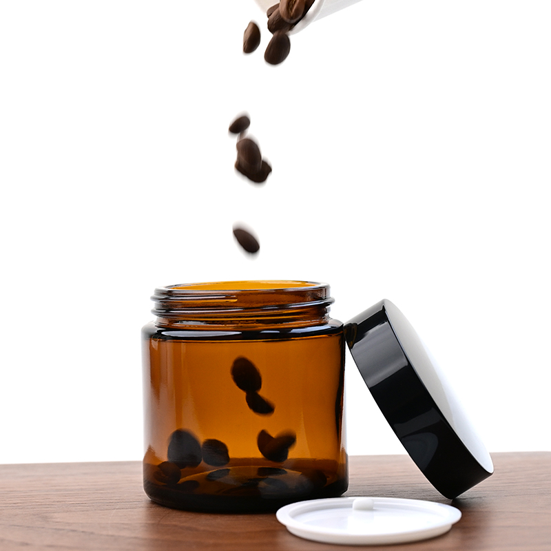 جرة زجاجية محمولة لتخزين حبوب  - مراجعة Coffee Tea And Bean وسعره