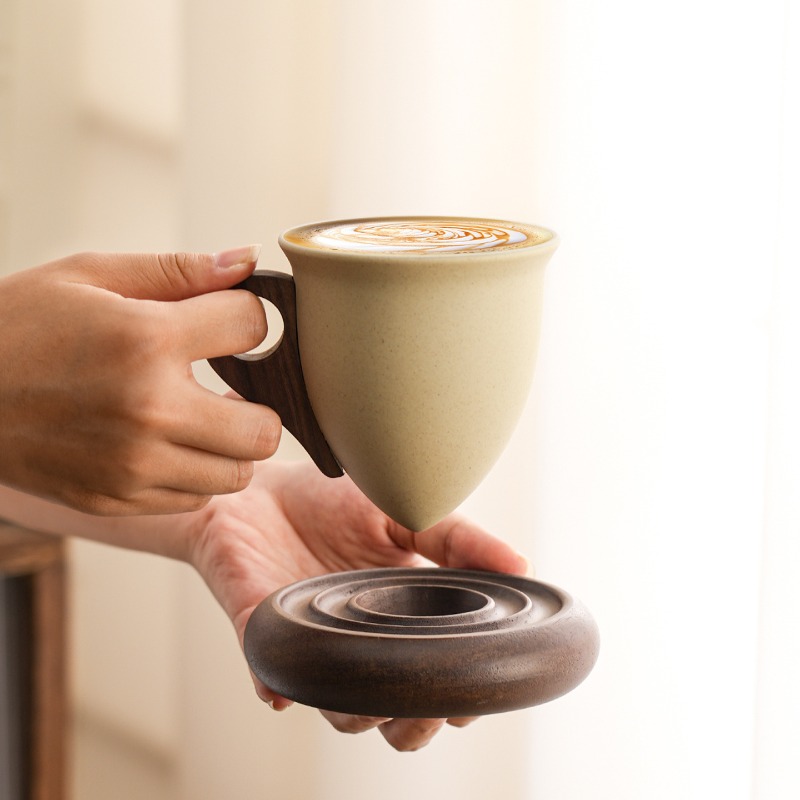 كوب قهوة إبداعي من السيراميك ا - مراجعة Coffee Tea Garden وسعره