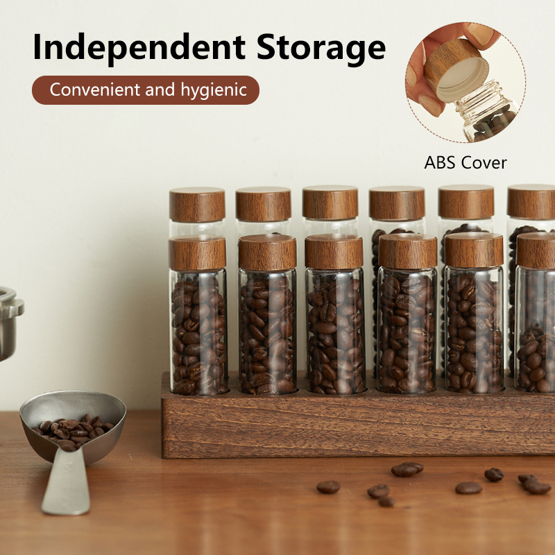 ZIRKUS حامل عرض أنبوبي لحاويات - مراجعة Coffee Tea And Bean وسعره