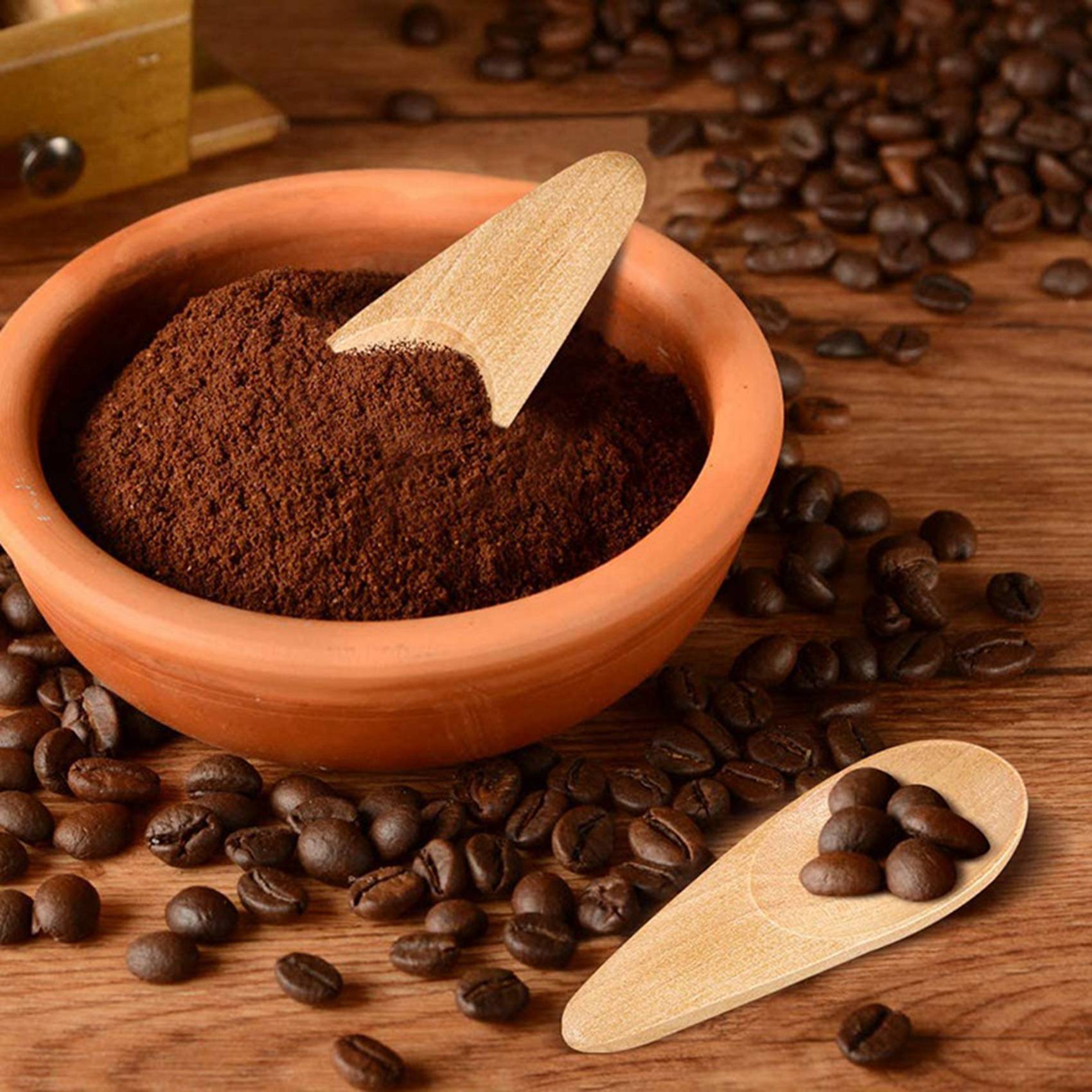 مجموعة من 10 قطع ملاعق خشبية ص - مراجعة Coffee Tea Etc وسعره