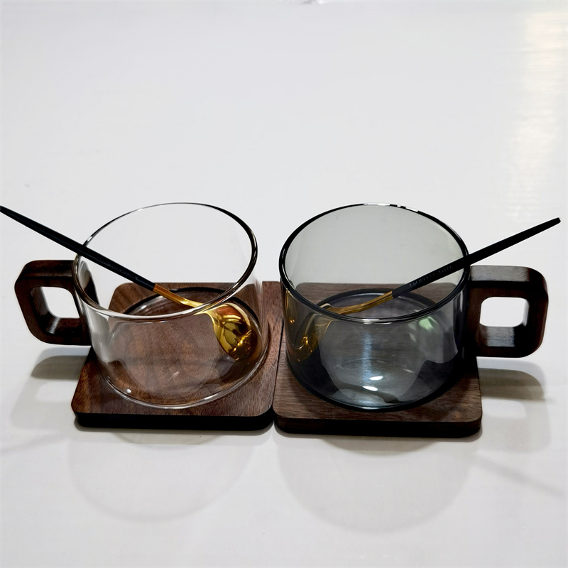 كوب قهوة زجاجي مطحون طازج 200  - مراجعة Coffee Tea Latte وسعره