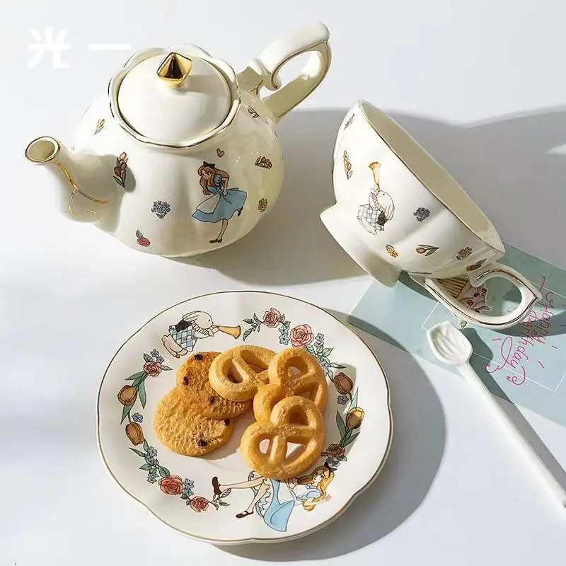 طقم شاي وقهوة سيراميك أليس بتص - مراجعة Coffee Tea Gift وسعره