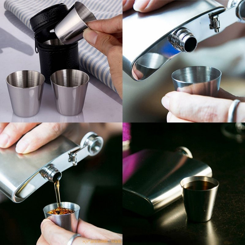 4/6 قطعة أكواب من الفولاذ المق - مراجعة Coffee Tea Set Up وسعره