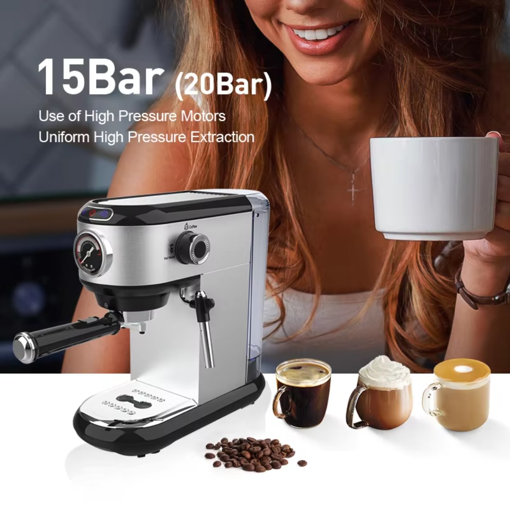 آلة قهوة كهربائية تجارية بضغط  - مراجعة Coffee & Tea Phúc Long وسعره