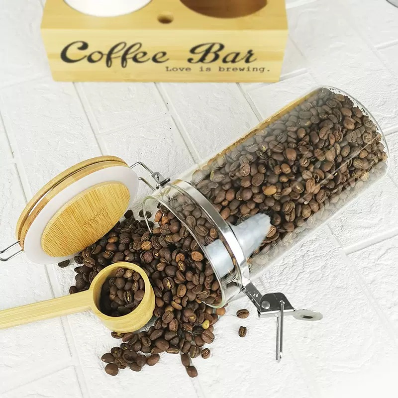 عبوة من برطمانات تخزين القهوة  - مراجعة Coffee Tea And Bean وسعره