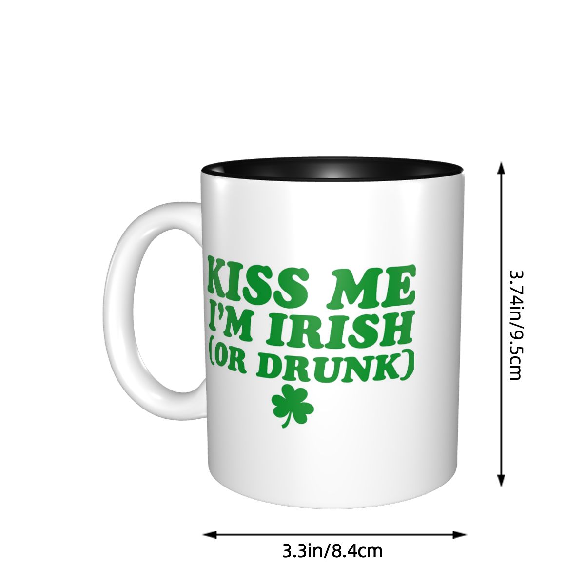 كوب سيراميك مضحك بطبعة 'قبلني، - مراجعة Coffee Tea You And Me وسعره