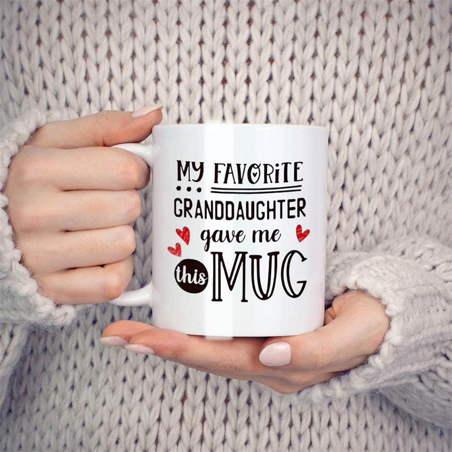 كوب قهوة سيراميك أبيض سعة 11 أ - مراجعة Coffee Tea You And Me وسعره