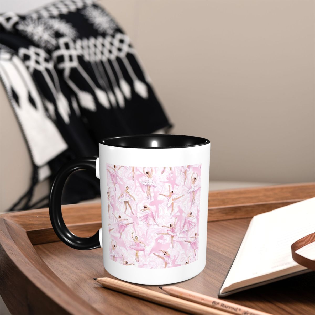 كوب سيراميك مضحك بتصميم راقصة  - مراجعة Coffee Tea You And Me وسعره