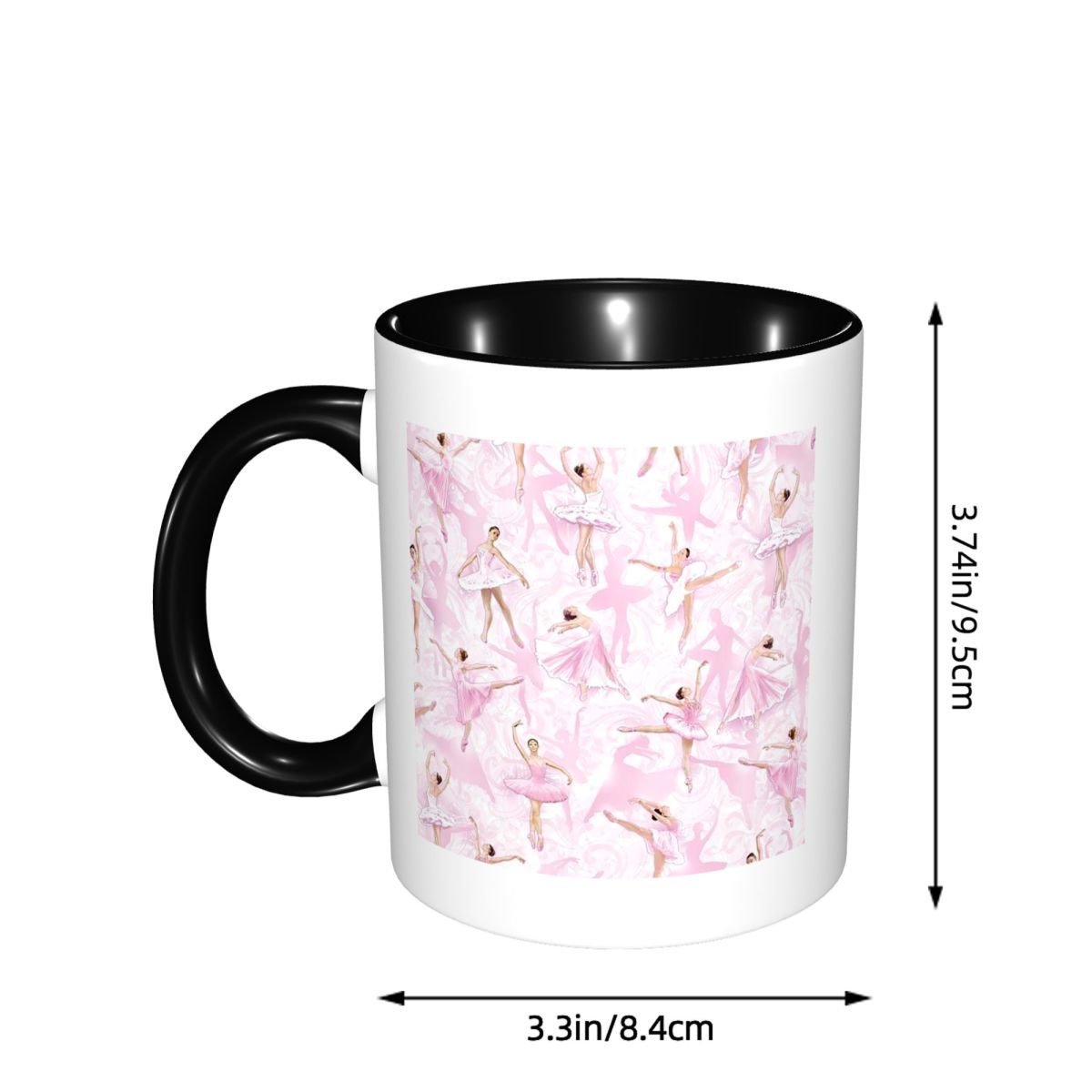 كوب سيراميك مضحك بتصميم راقصة  - مراجعة Coffee Tea You And Me وسعره