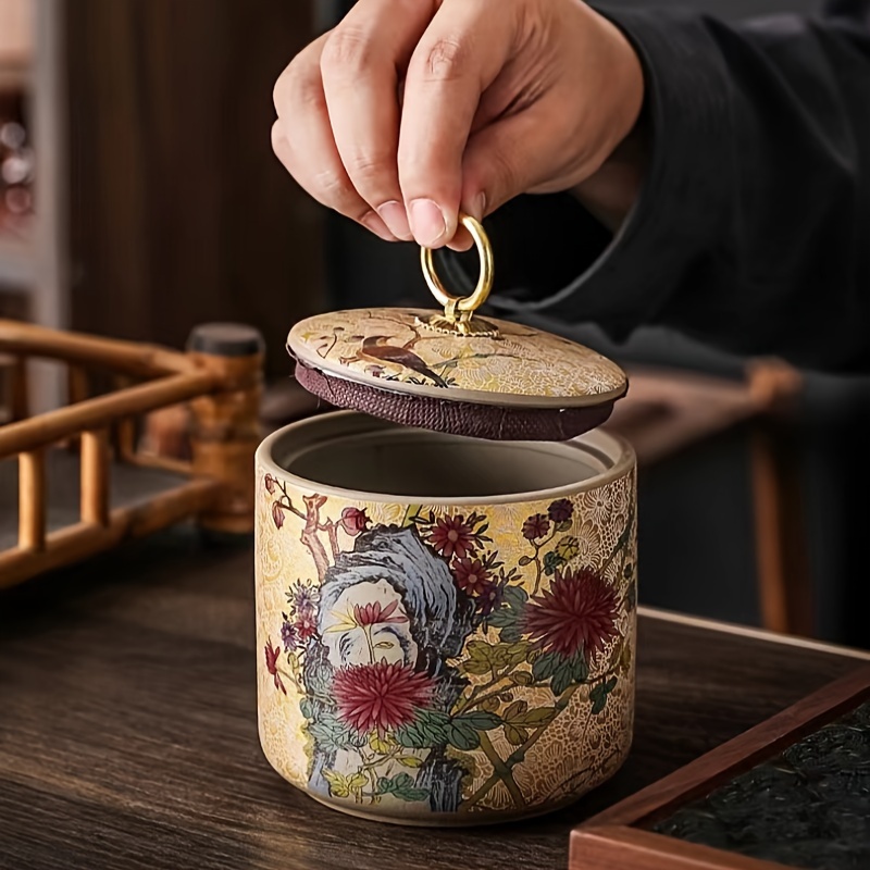 المينا اللون علب شاي سيراميك ا - مراجعة Coffee Tea Etc وسعره