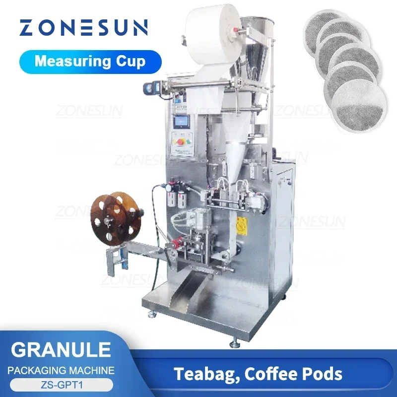 ZONESUN ZS-GPT1 ماكينة تعبئة و - مراجعة Coffee Tea Leaf And Bean وسعره