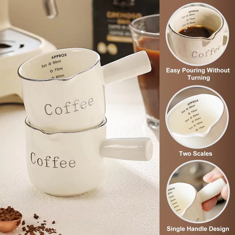 كوب قهوة صغير من السيراميك بمق - مراجعة Coffee Tea Latte وسعره