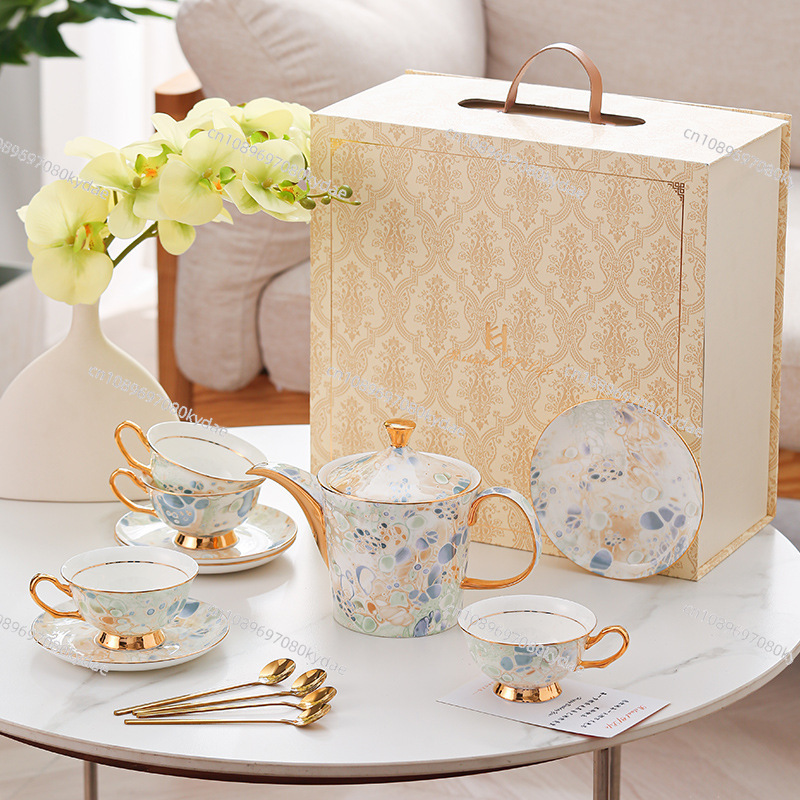فنجان قهوة من السيراميك، إبريق - مراجعة Coffee Tea Gift وسعره