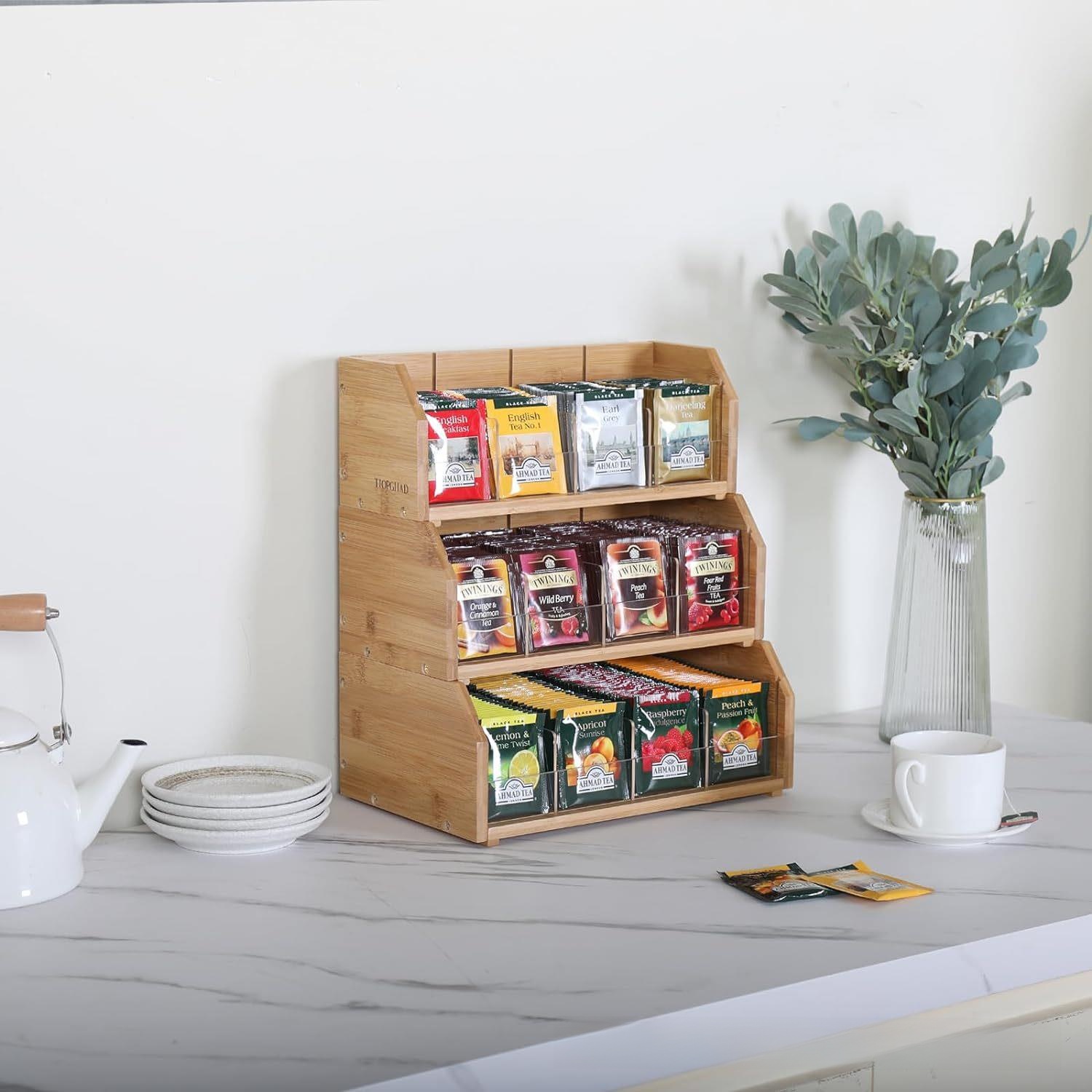 صندوق تخزين أكياس الشاي من الخ - مراجعة Coffee Tea Box وسعره