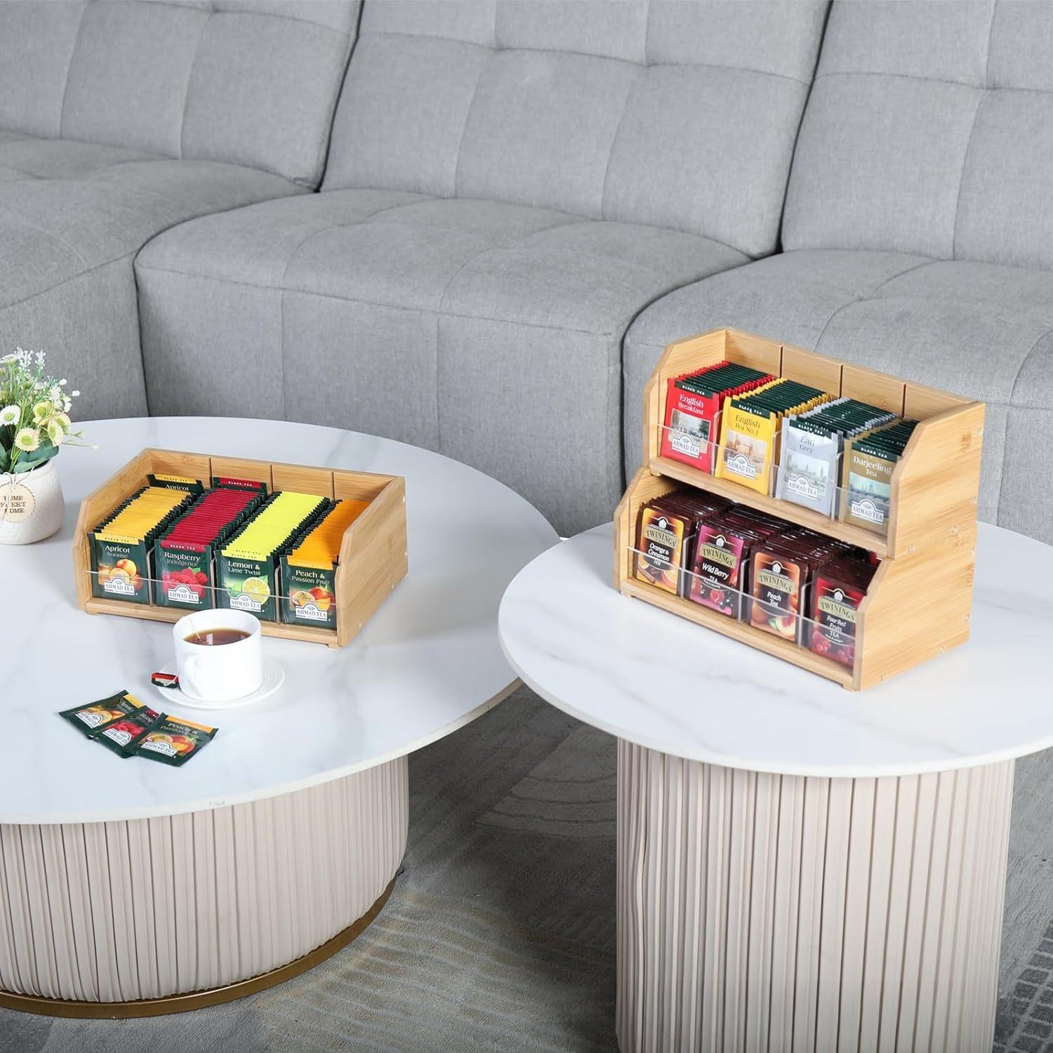 صندوق تخزين أكياس الشاي من الخ - مراجعة Coffee Tea Box وسعره