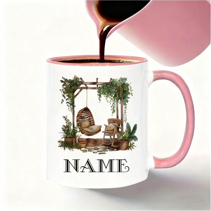كوب معلق مخصص للحدائق والشرفات - مراجعة Coffee Tea Garden وسعره