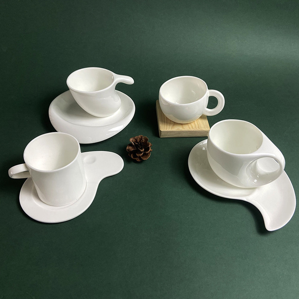 طقم فنجان قهوة سيراميك مع صحن، - مراجعة Coffee Tea Gift وسعره