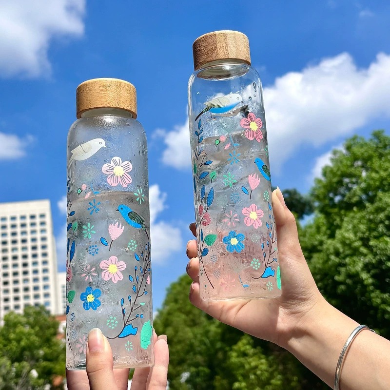 كوب زجاجي متغير اللون كبير الح - مراجعة Cold Brew Bottle وسعره