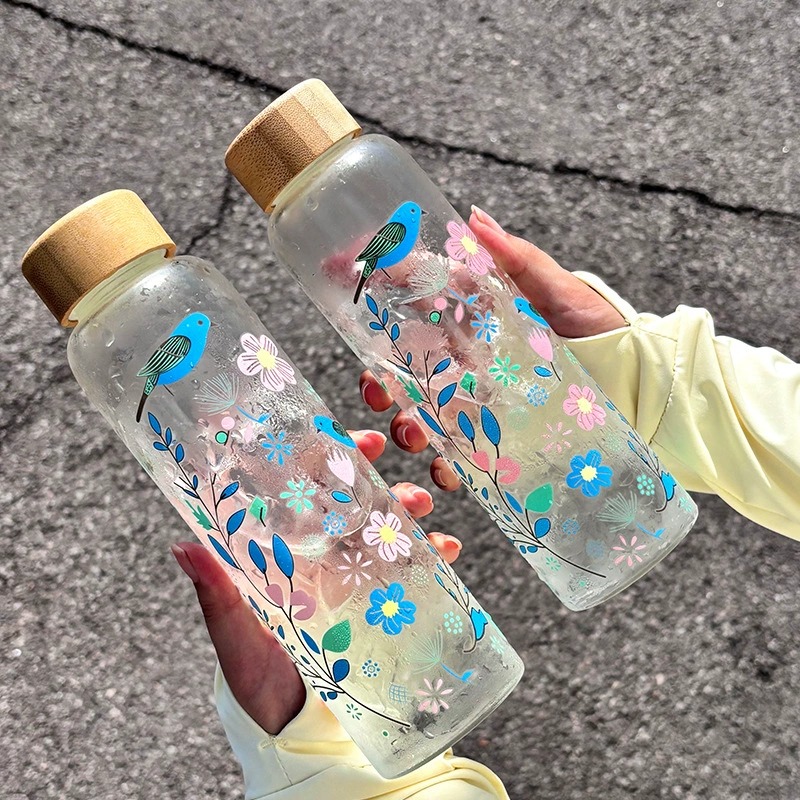 كوب زجاجي متغير اللون كبير الح - مراجعة Cold Brew Bottle وسعره