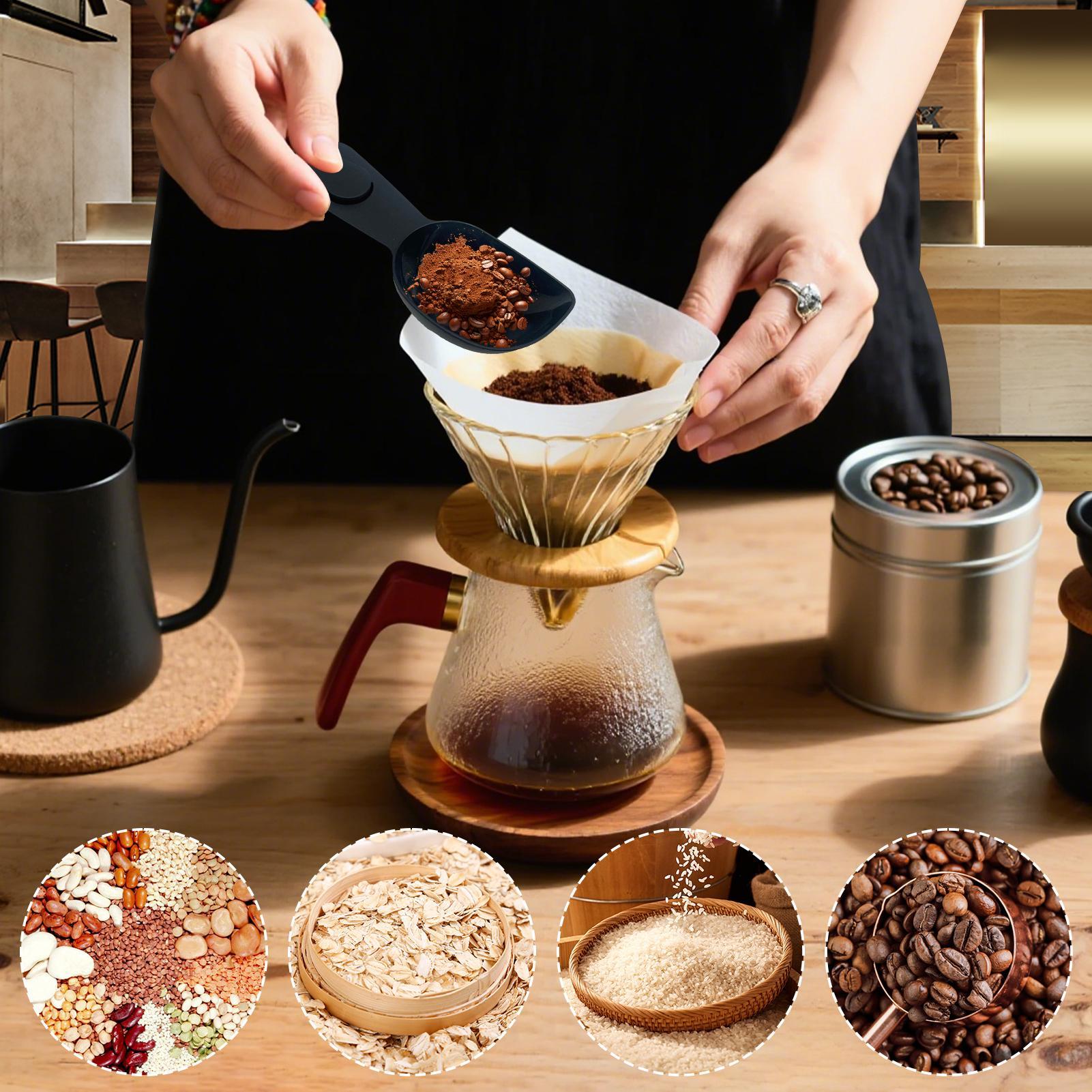 مغرفة قهوة مع مشبك ملعقة حبوب  - مراجعة Coffee Tea Leaf And Bean وسعره