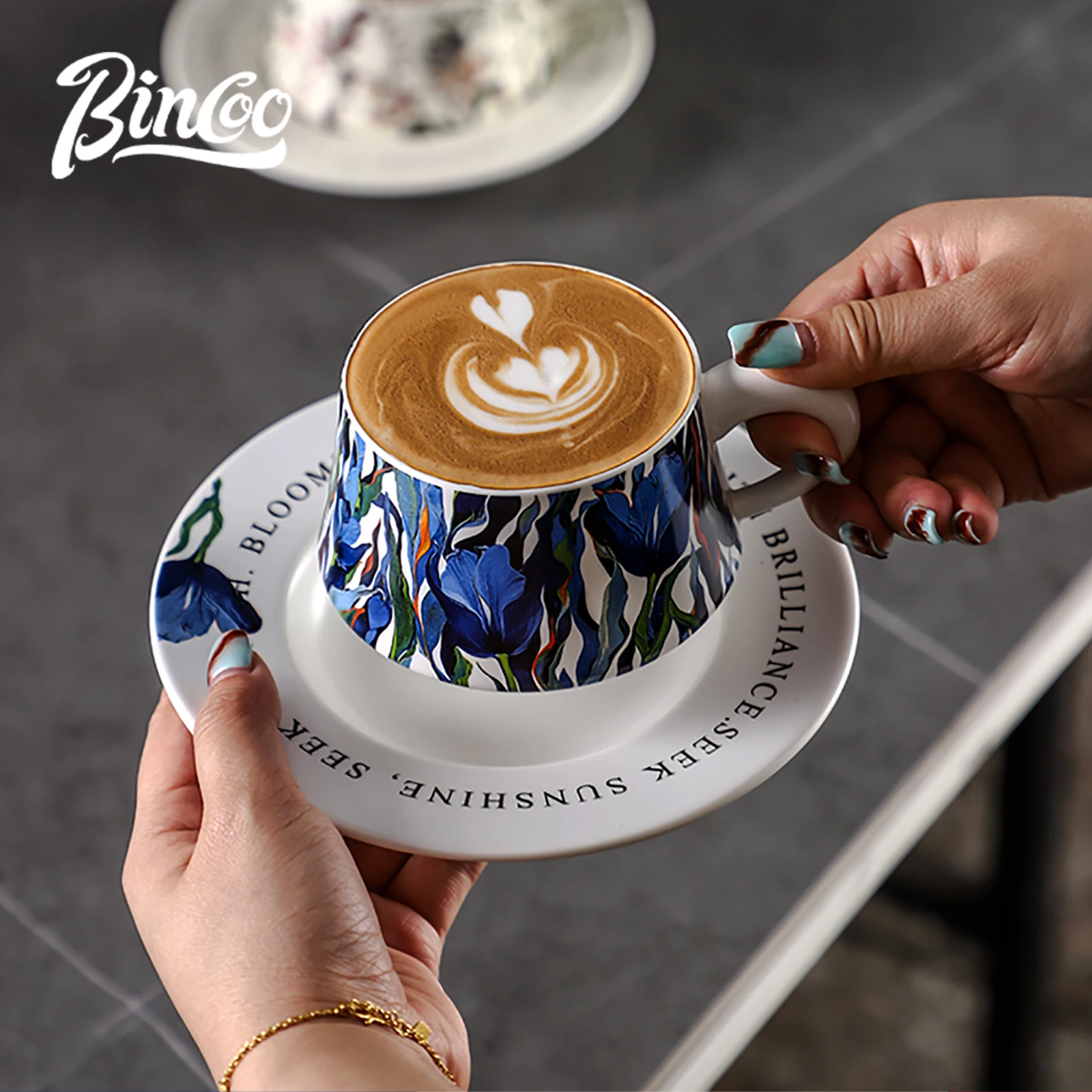 BINCOO 260 مللي فنجان قهوة سير - مراجعة Coffee Tea Latte وسعره