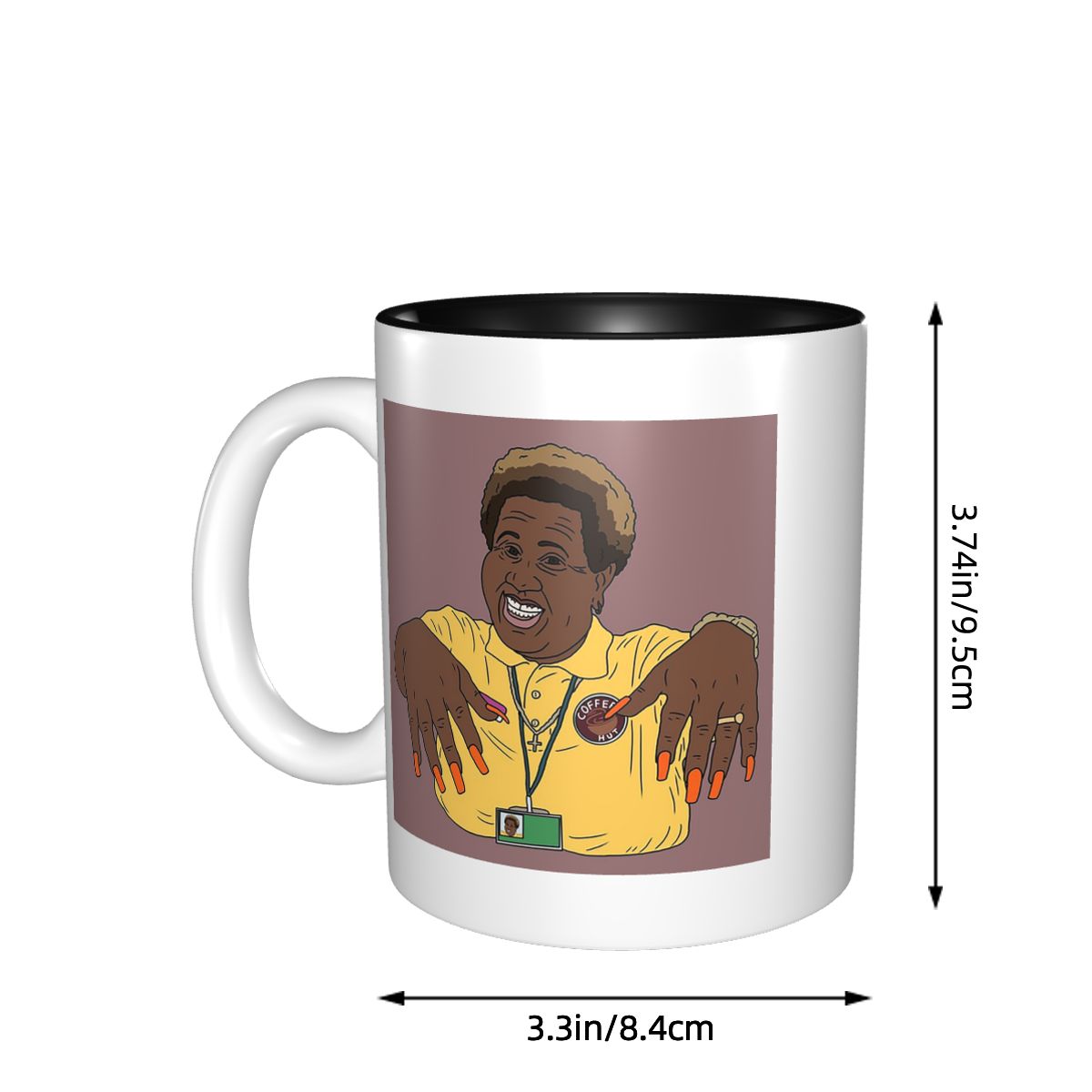 كوب سيراميك مضحك بتصميم 'اتمسي - مراجعة Coffee Tea You And Me وسعره