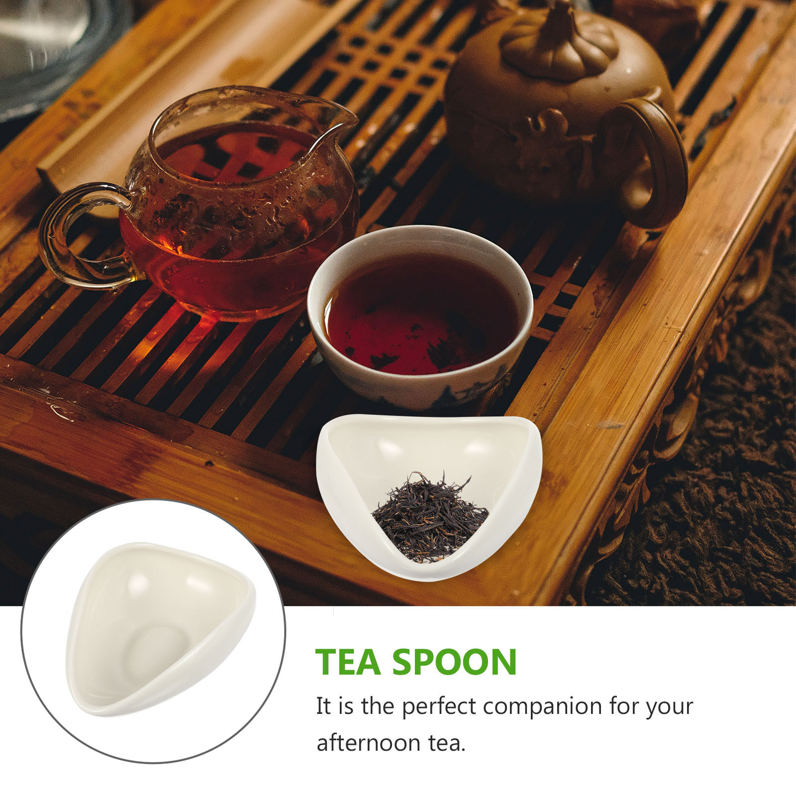 ملعقتان سيراميك للشاي السائب و - مراجعة Coffee Tea Leaf And Bean وسعره