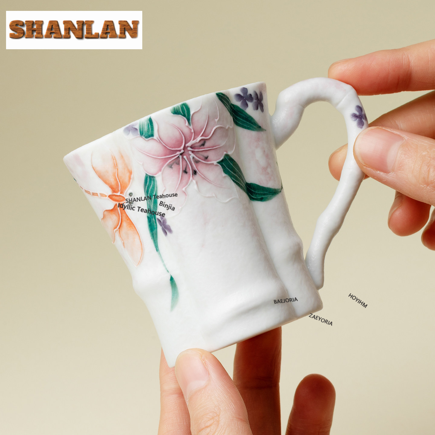 كوب قهوة بنفسجي سعة 100 مل بتص - مراجعة Coffee & Tea Phúc Long وسعره