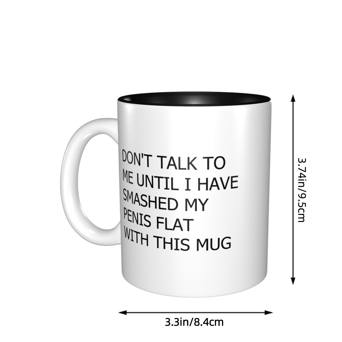 أكواب سيراميك مضحكة بتصميم 'لا - مراجعة Coffee Tea You And Me وسعره