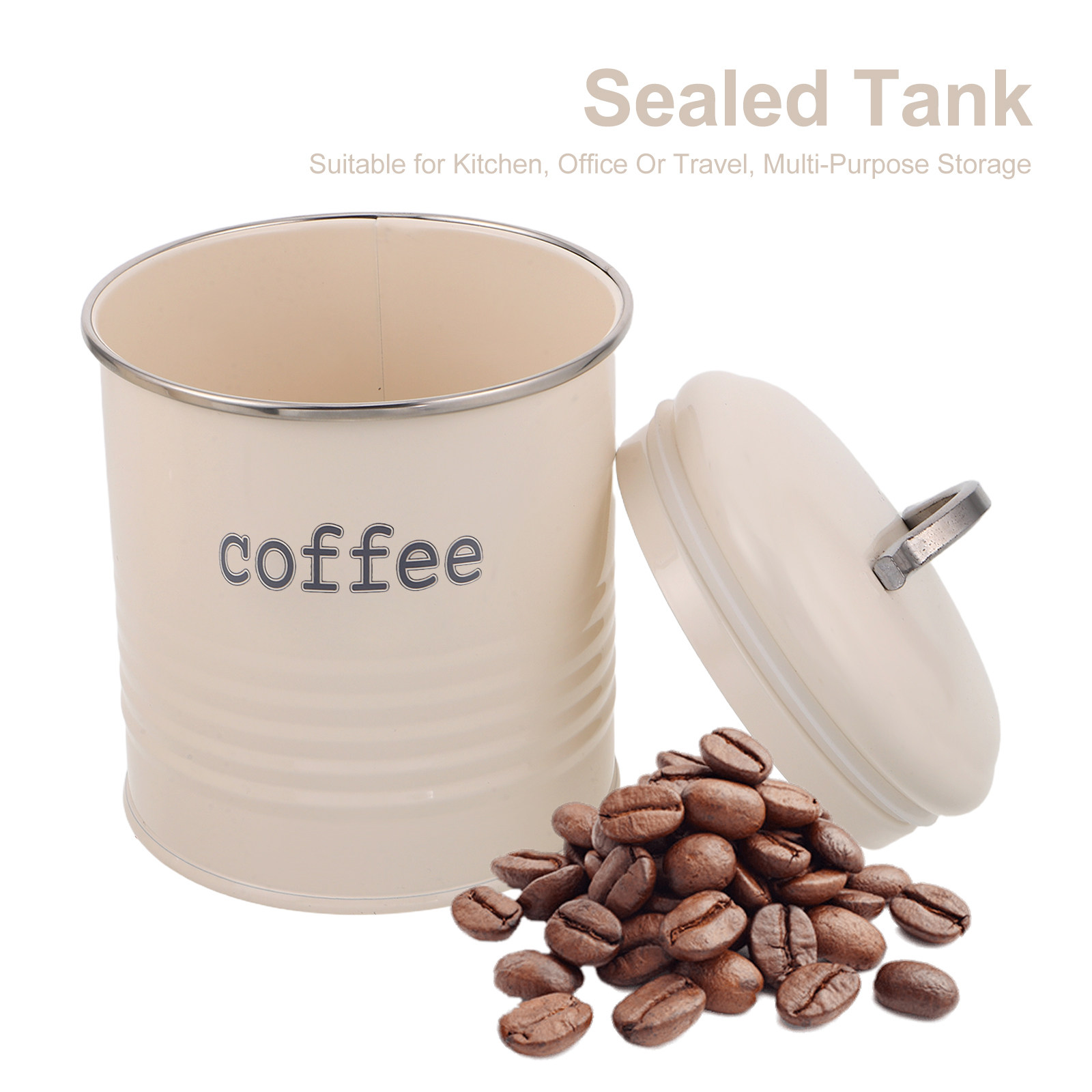 مجموعة من 3 حاويات محكمة الإغل - مراجعة Coffee Tea And Bean وسعره
