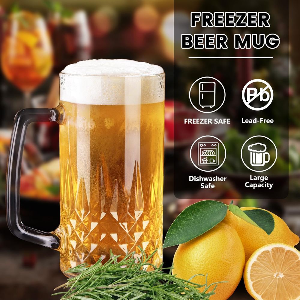 مجموعة من 4 أكواب زجاجية ثقيلة - مراجعة Coffee Tea Gift وسعره