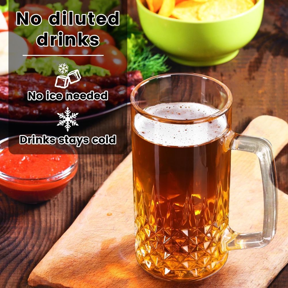 مجموعة من 4 أكواب زجاجية ثقيلة - مراجعة Coffee Tea Gift وسعره
